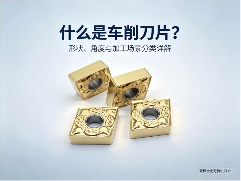 什么是车削刀片?按形状、角度及车床加工类型分类详解