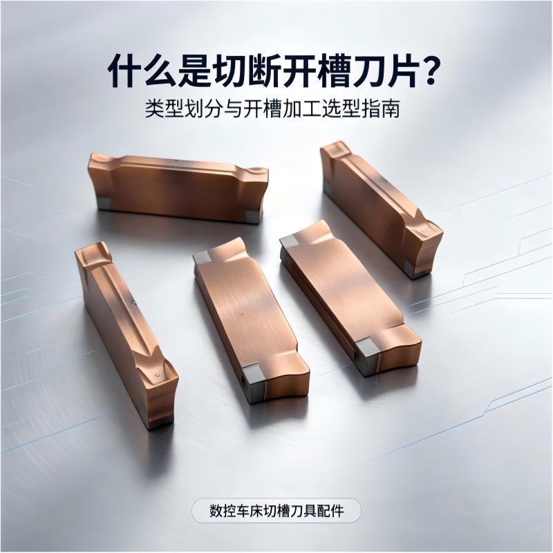什么是切断槽刀片?种类划分与开槽加工分类全解