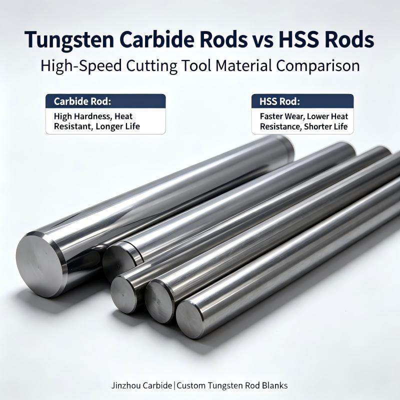 Why Tungsten Carbide Rods Outperform HSS Rods for High‑Speed Cutting Tools
