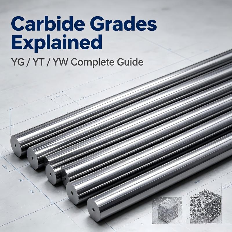 The Ultimate Guide to Tungsten Carbide Grades: YG, YT, YW Series Explained — Properties, International Equivalents & Selection Guide
