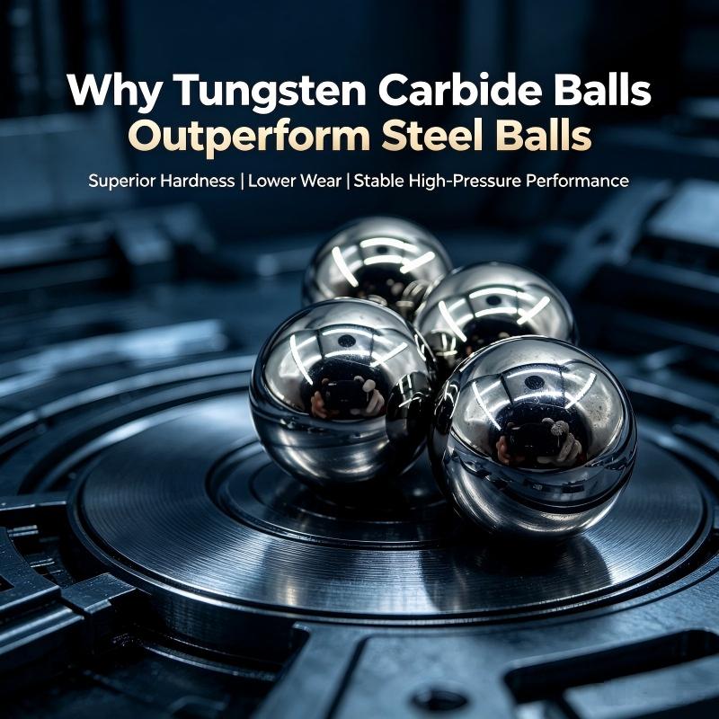 Why Tungsten Carbide Balls Outperform Steel Balls for High-Pressure Environments