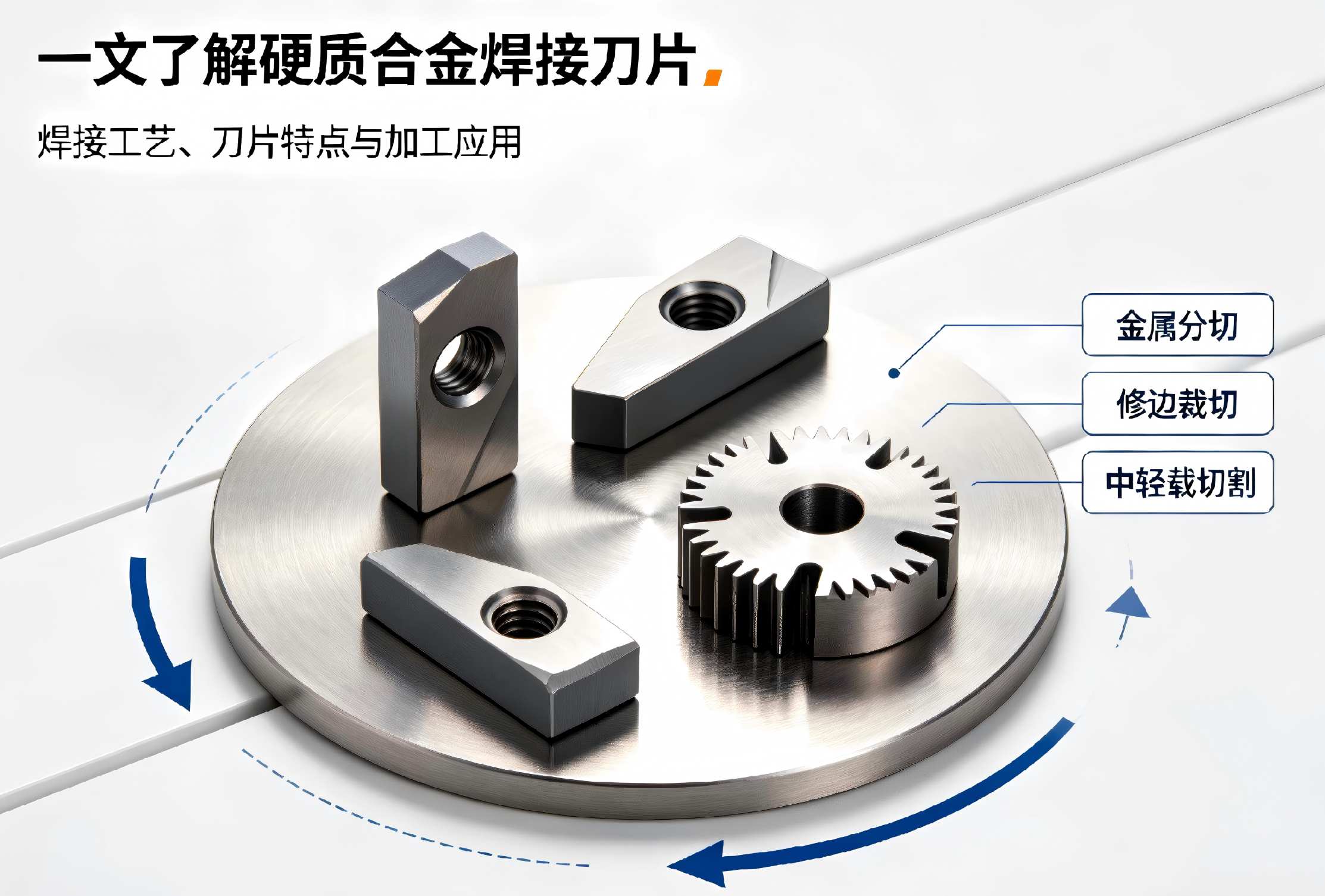 什么是硬质合金刀片？种类分类及工业切割应用全解