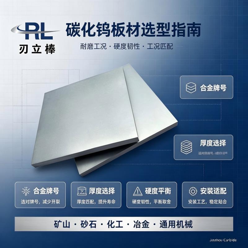耐磨工况如何挑选合适的碳化钨板材？工业精准选型指南