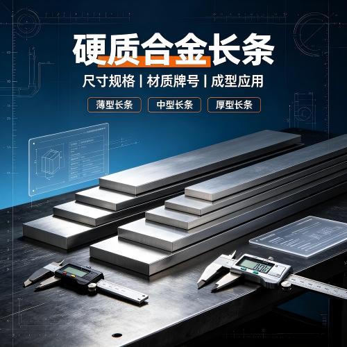 硬质合金长条详解:尺寸规格、材质牌号及模具成型应用分类